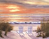 Diane Romanello Paradise Sunset painting